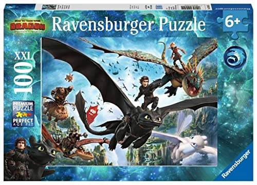 Ravensburger Kinderpuzzle 10955 - Dragons: Die verborgene Welt - 100 Teile