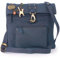 Catwalk Collection Handbags - Damen Leder Umhängetasche - Crossbody Bag Klein - Messenger Bag mit Verstellbarer Schultergurt - DISPATCH - Dunkelgblau