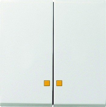 Gira Serienwippen mit Kontroll-Fenster reinw., glz. 063103