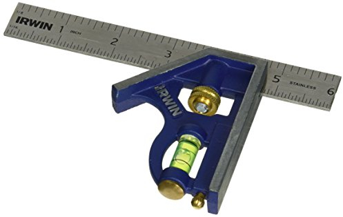 Irwin Tools Kombinationswinkel, Metall-Körper, 15,2 cm, (1794468), 1794468