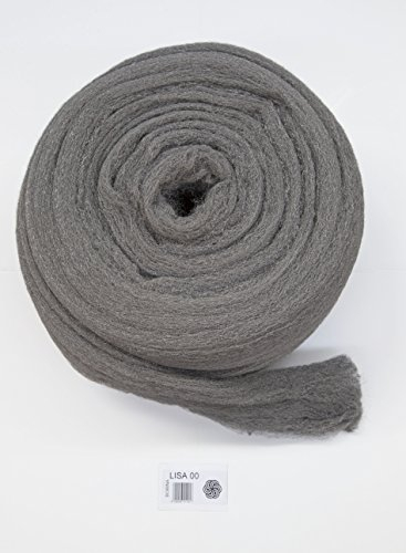 Lana de Acero Bobina 2,5 kg, Pulidora Suelos Lana de Acero Lisa 00, Lisa 000 y Extrafina 00000 para Abrillantador suelo Terrazo con una Restauración Premium Ideal para Muebles y Antigüedades AKRON