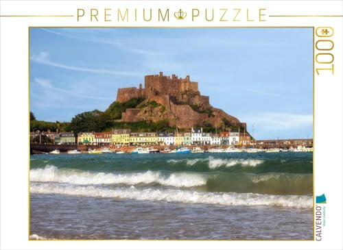 CALVENDO Puzzle Mont Orgueil Castle - Jersey | 1000 Teile Lege-Größe 64 x 48 cm Foto-Puzzle für glückliche Stunden