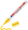 edding 750 Marqueur peinture - jaune - 1 stylo - pointe ronde 2-4 mm - marqueur de peinture pour l'étiquetage du métal, verre, roche ou du plastique - résistant à la chaleur, permanent et étanche