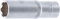 BGS 2947 | Steckschlüssel-Einsatz Super Lock, tief | 12,5 mm (1/2) | SW 17 mm | lang | Wellenprofil | CV-Stahl