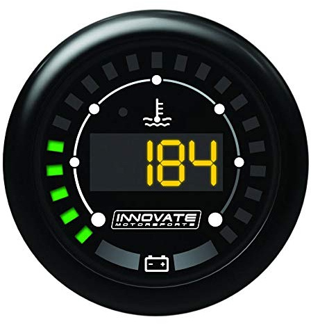 Innovate Motorsports 3853 MTX Digital Series Dual Function Water Temperature and Battery Voltage Gauge Kit