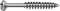 SPAX Glasleistenschraube aus Edelstahl rostfrei A2, 3,5 x 40 mm, 200 Stück, Kreuzschlitz Z2, Senkkopf mit Fräsrippen, Teilgewinde, CUT-Spitze, 35703503401002
