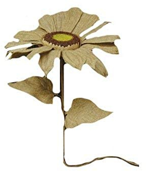 CWI Gifts Plektrum mit Sonnenblumen, 89 cm, Natur