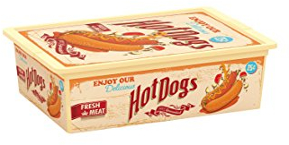 Kis Aufbewahrungsbox C Box Style Vintage Fast Food 27 Liter, Plastik, Mehrfarbig, 55x38.5x16.5 cm