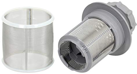SPARES2GO 2 Piece Micro Mesh Drain Filter for Bosch 427903 170740 Dishwasher