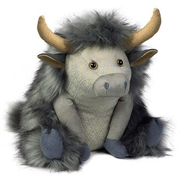 Dora Designs – posh Angus Mucca delle Highlands – Fermaporta