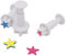 Ubaker Star Fondant Plunger Cutter Set Sugarcraft Cake Cookies Cupcake Decorating Tool DIY Mold, 3-Pack