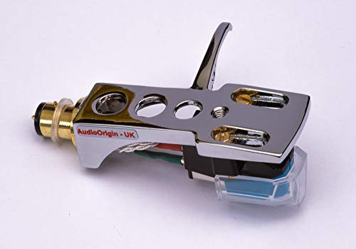 Mirror Chrome plated Headshell, cartridge, needle for Marantz 6150, 6300, 6270Q, 6100, 6200, 6025, 6350Q, 6110, 6170, 6370Q, 6350, 6320, MRT-625, 6050, TT-8001, - MADE IN ENGLAND