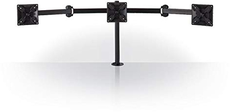 Schreibtisch Monitorhalterung - 3 Bildschirme - 14-24 - 75x75 / 100x100 - Vollbeweglich