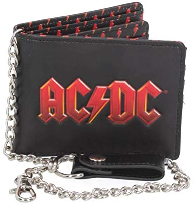 Nemesis Now ACDC Geldbörse, 11 cm, PU, Schwarz, Einheitsgröße