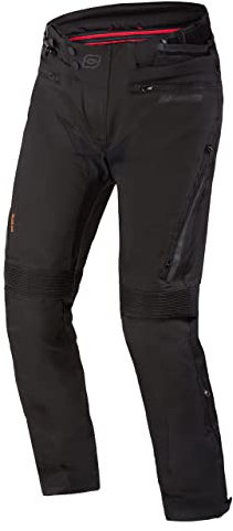 OZONE MOTO Vulcan Pantalones de Moto Hombre | Textil | Tres Longitudes | Membrana y Forro Térmico Desmontable | Protectores de Rodilla | Bolsillos para Protectores de Cadera