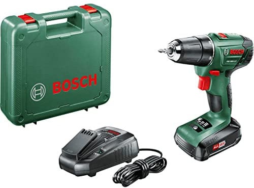 Bosch Home and Garden Screwdriver PSR 1800 Li-2 (1x Battery, 18 Volt System, in Carrying case)