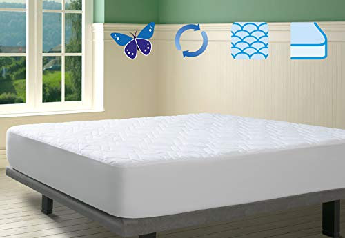 Savel, Coprimaterasso Trapuntato con Trattamento all’Aloe Vera | Microfibra Extra Morbida | Reversibile e Adattabile|Singolo (80x190/200cm)