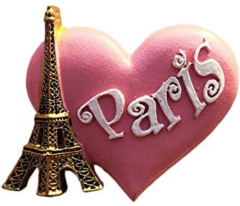 Paris France 3D Refrigerator Magnet Souvenirs Handmade Resin Magnetic Stickers Home Kitchen Decoration,Paris Fridge Magnet Collection Gift