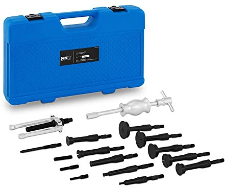 MSW MSW-BP16.2 Profi Innenlagerabzieher Gleithammer Lagerabzieher Set 16 Teile + Koffer