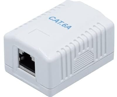 Boîtier Mural 1 Port RJ45 Cat 6A STP