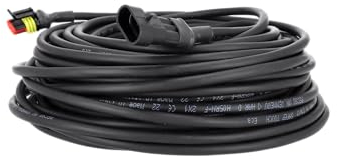 TIMBERA 20m / 65ft Durable Low Voltage Charging Cable for Husqvarna Automower 440, 450X/XH, 520/H, 550/H EPOS, 435X, 535X AWD – Robotic Lawnmower Power Supply Accessory – Extension Cord – 20 metres