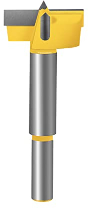 Meccion Mèches Forstner Fraise pour Bois, Professionnelle Carbure Forstner Foret Scie-cloche pour Faire des Trous Propres à Fond Plat Dans le Bois (35mm)