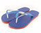 Infradito da donna, sandali, adulto, logo Brasile, comode, per la piscina, la spiaggia, la casa, la doccia. eccetera (Doppio Blu, numeric_38)