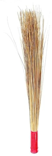 Day 2 Day Basis KOTA Bamboo Broom I Seek Jhadu I Coconut Fiber Broomstick I Wet and Dry Floor I Garden I Outdoor I Bathroom Cleaning I Handmade I Ecofriendly (Set of 1)