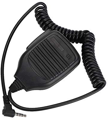 Microfono Altoparlante Palmare, per per VX-10, VX-110, VX-130 Radio Bidirezionale, Microfono Altoparlante Walkie Talkie Spalla, Clip in Acciaio Inossidabile