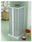 Cabina doccia in PVC U-FORM, 70 x 70 x 70 cm, altezza 170 cm, 3 lati con apertura centrale anteriore a due ante, bianco
