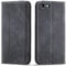 OKZone Kompatibel mit iPhone SE 2020/iPhone 8/iPhone 7 (4,7 Zoll) Hülle, Magnet Leder Tasche Handyhülle, Kartenfächer Schutzhülle, [Premium PU Leder] Flip Klappbare Magnetische Standfunktion (Schwarz)