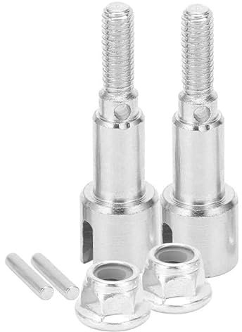 【Partes de juguete de control remoto】 Accesorio de juguete RC, piezas de control remoto, adaptador de eje de rueda trasera de Metal RC for coche de control remoto 1/16 16889A 16889 S1601 S1602 - Mater