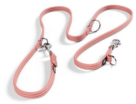 Hundeleine, doppelseitig, Pink