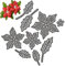 Ericetion Weihnachtsmetallschneidung, Weihnachts -weihnachtsstern Blume Stanze DIY -präge -schablonenvorlage Für Kartenherstellung Foto Dekoratives Scrapbooking