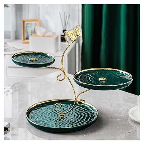 Corbeille a Fruit Coupe de fruit Bol de basket de fruits à 3 niveaux for comptoir, Panier séparable de bol en céramique for fruits de fruits for fruits légumes Snacks Porte-organisateur Panier A Fruit