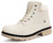 Stivali Donna Inverno Scarpe da Neve Caldi Snow Boots Impermeabili Stivaletti Pelliccia Stringate Outdoor, Beige, 36 EU