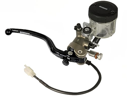 Pompa freno Accossato radiale anteriore 19X18 in alluminio anodizzata naturale per Benelli TRK 502 dal 2017 al 2023 (CC 500)