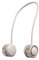 dijiusidy Tragbarer Halsventilator zum Aufhängen 3 Gang Wearable Neckband Sports Mini Cooling Personal Office Indoor Retractable Button Control, Aprikose