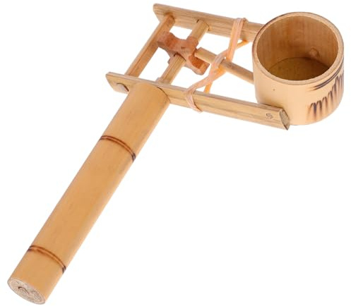 HEMOTON Traditional Matraca Toy Wooden Ratchet Noise Makers Wooden Rattle Ratchet Noise maker for Games, Parties and Sports