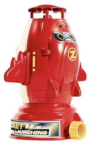 Ahuuen Rocket Sprinkler, Summer Water Rockets Launchers, Summer Toys With Water Rockets, Rotation Space Rocket Design For Boys & Girls