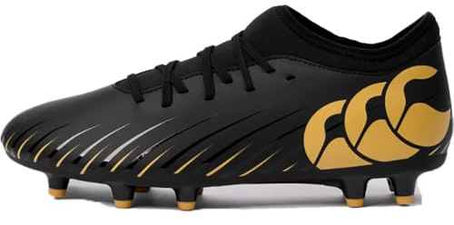 Canterbury Unisex's CCC Speed Falcon Firm Ground Team Rugby Boots, Black, 12