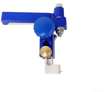 HpLive Table Saw Mitre Stop Aluminium Angle Stop with Handle for Table Saw Band Saw Milling Machine Disc Grinder 75° Precision (Limiter)