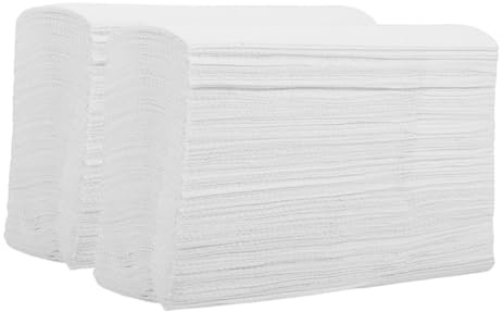 HOLIDYOYO 2er Pack Pack Hochwertige Kommerzielle Handtücher aus Saugfähigem Papier Reißfest für Hotel Gastronomie badezimmer Vielseitig Einsetzbar und Praktisch für Gäste