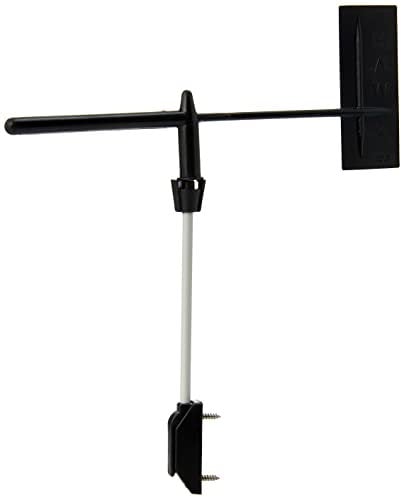 Indicateur de vent Little Race de Hawk Marine Products, noir, 17 cm