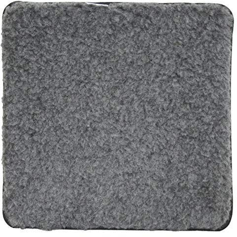 Fan-O-Menal Schurwoll-Sitzkissen Neutral 40898 Farbe grau