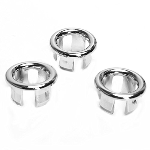 DDGE DMMS Garniture de lavabo de cuisine et de salle de bain avec trou rond pour trop-plein