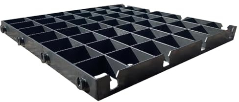 Eco Deck Garden Shed Base - Eco Friendly Base Grid - Reinforced Gravel Grids - With Included Membrane (8x6 Feet)