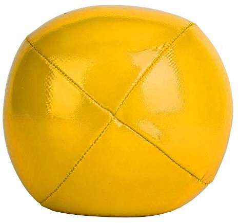 Alomejor Jonglierball 3-TLG Profi Jonglierball Set Clown Jonglierball Set mit Reisetasche(Gelb)