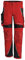Grizzlyskin Bundhose Rot/Schwarz L50 - Unisex Workwear Arbeitshose für Männer und Damen mit vielen Taschen, Cordura-Schutzhose