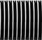 DOITEM DOITM Reißverschluss Nylon Reißverschlüsse, 20cm lang, 2.5cm breit für Kleidung Tasche Mäppchen Kissenbezug, 10 Stück, Schwarz